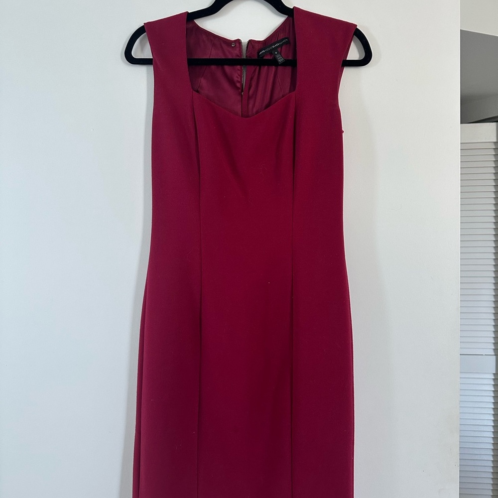 White House black market size 0 red Dress
